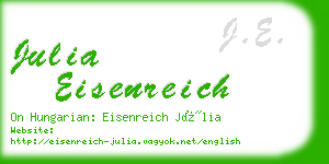 julia eisenreich business card